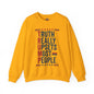Truth Really Upsets Most People Crewneck Sweatshirt The Devil's Pickle