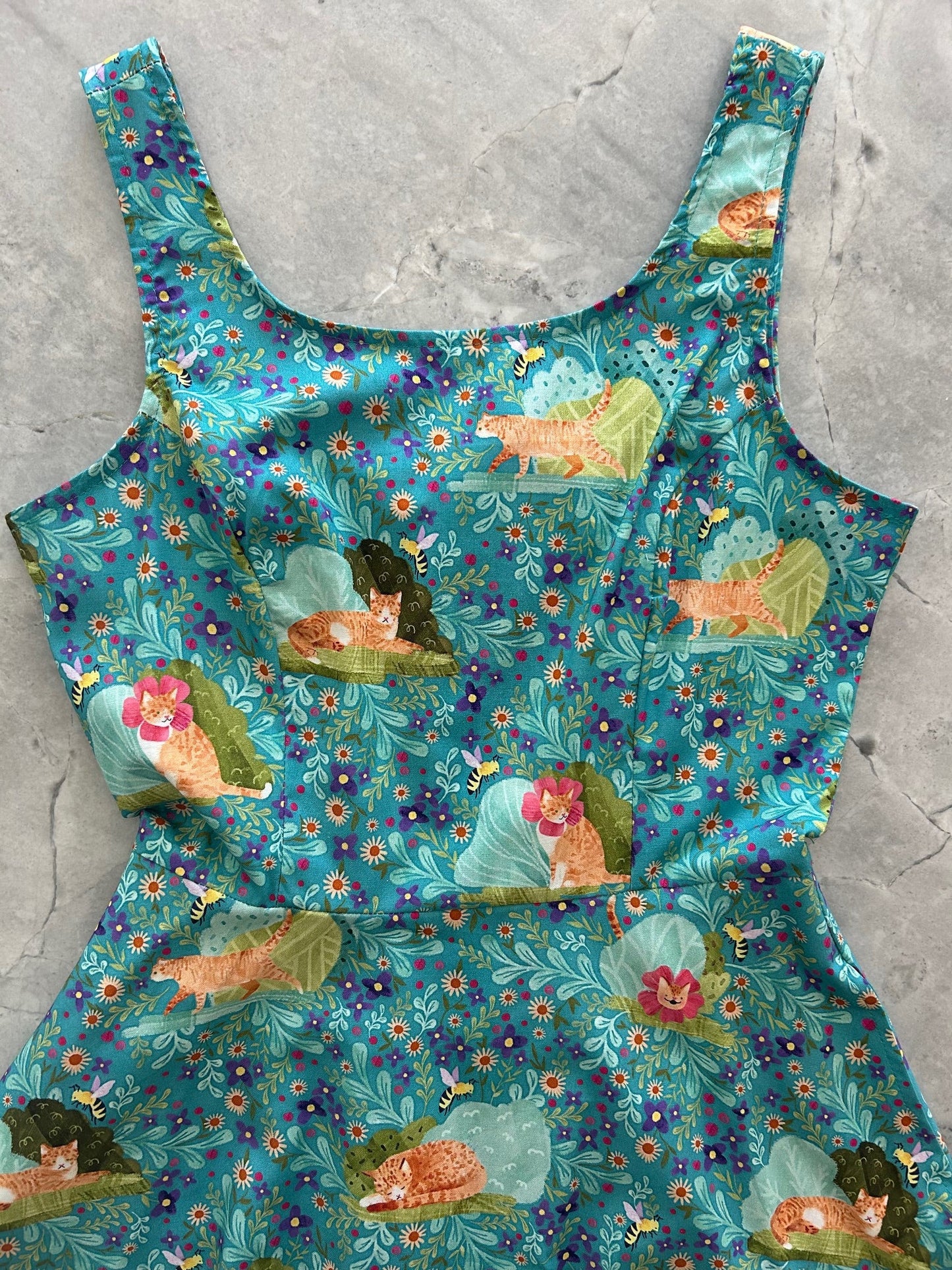 Cats Skater Dress Retrolicious