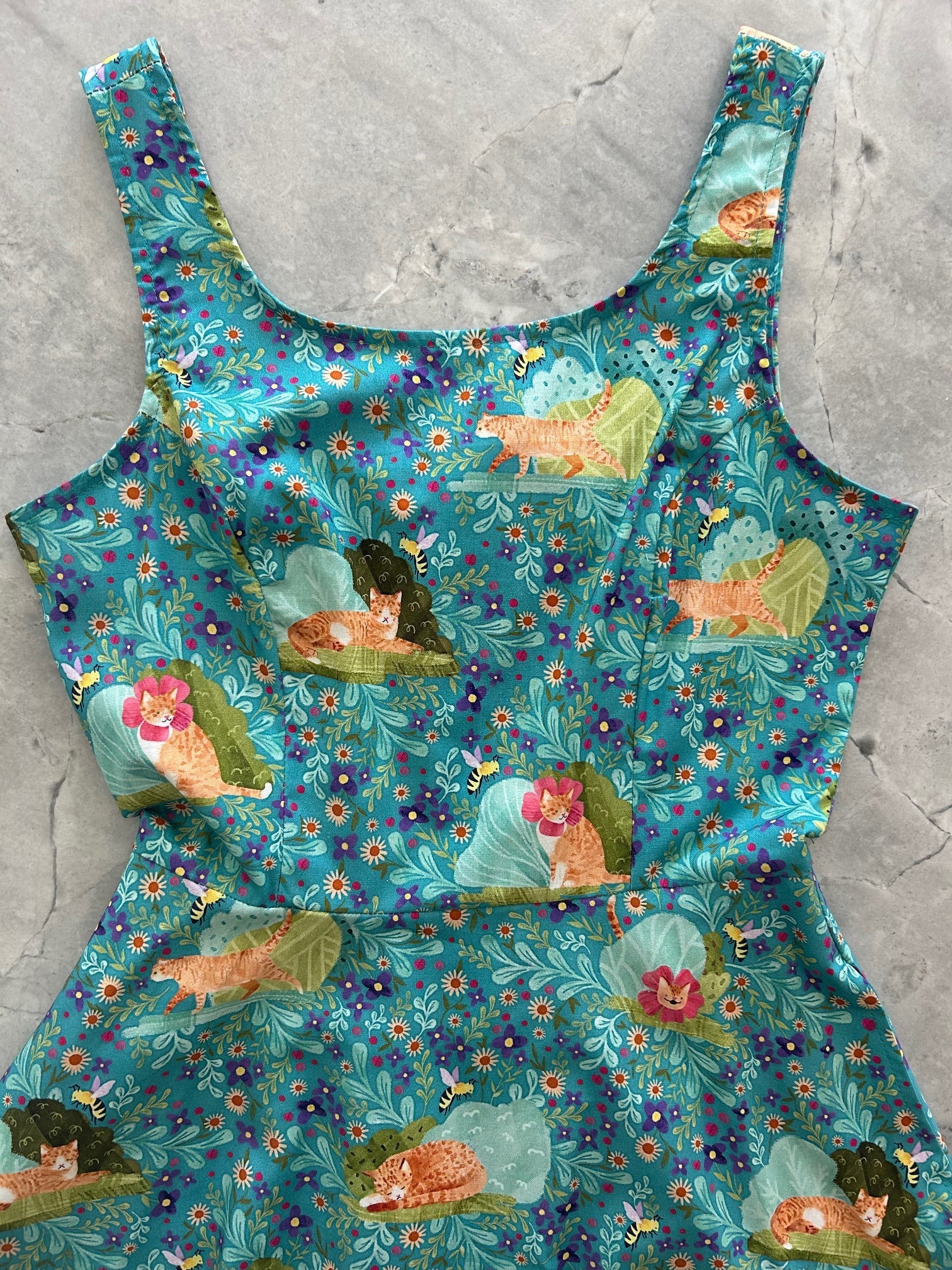 Cats Skater Dress Retrolicious
