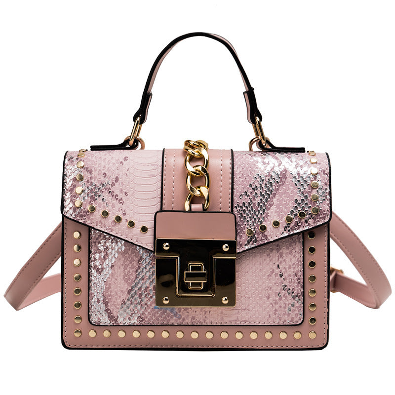 Fashion snake pattern handbag See size chart under “more details” The Fashion Celestial