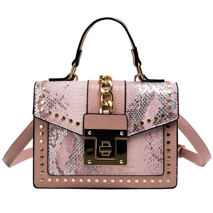 Fashion snake pattern handbag See size chart under “more details” The Fashion Celestial