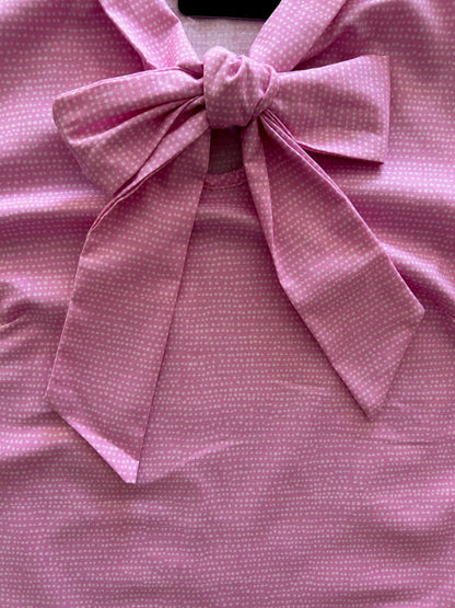 Pink Dot Bow Top Retrolicious