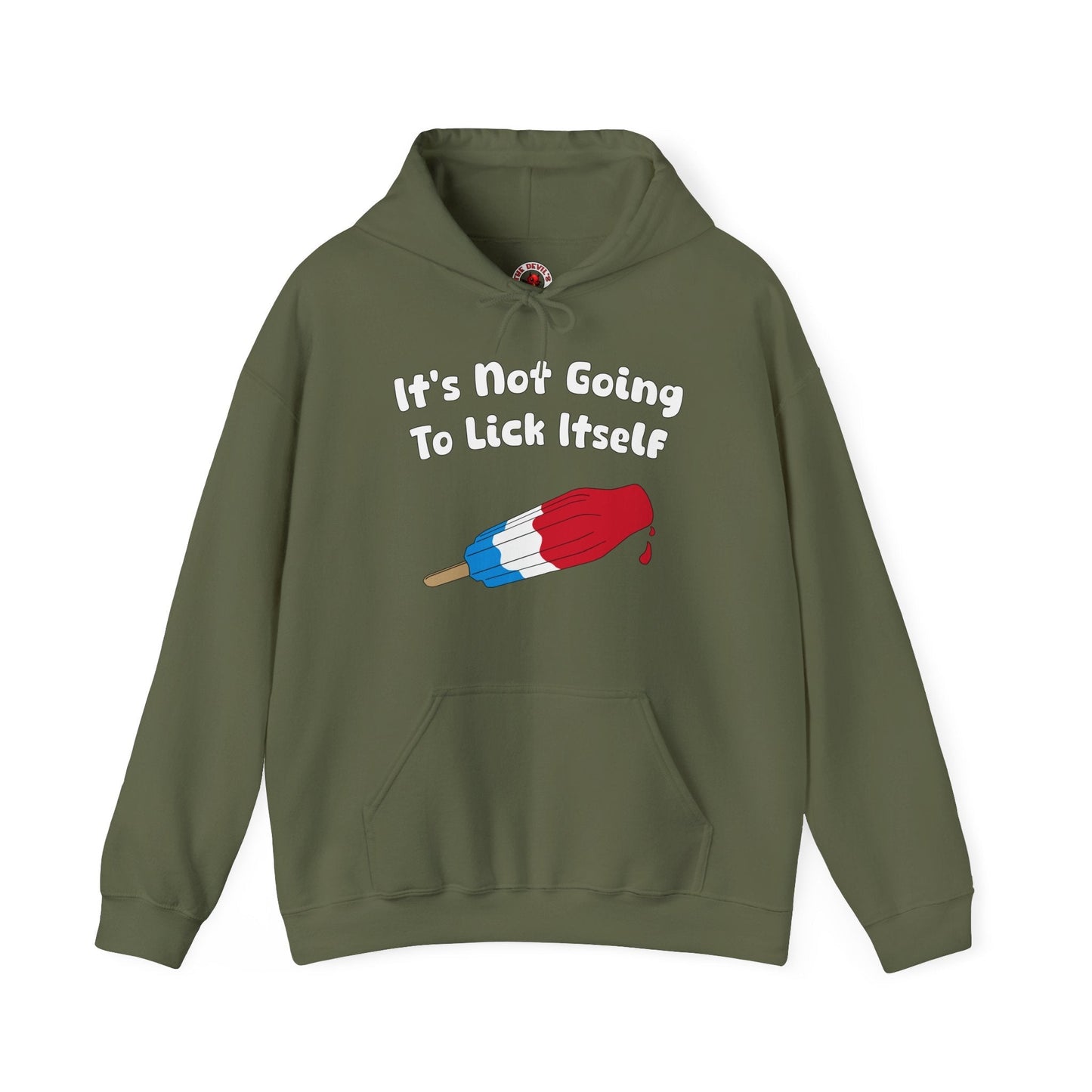 It's Not Going To Lick Itself Hooded Sweatshirt The Devil's Pickle