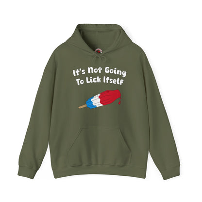 It's Not Going To Lick Itself Hooded Sweatshirt The Devil's Pickle
