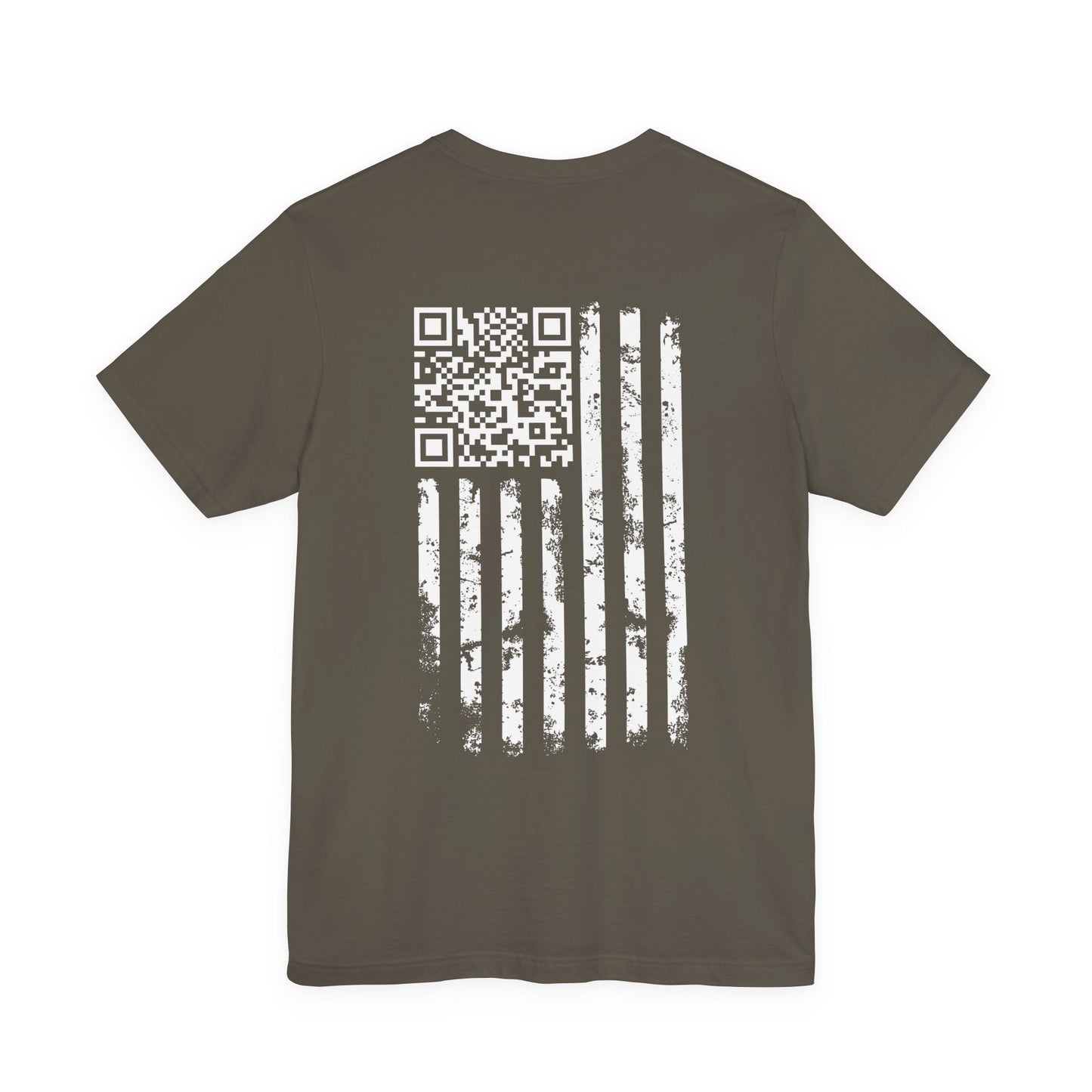 American Flag QR Code T-Shirt The Devil's Pickle