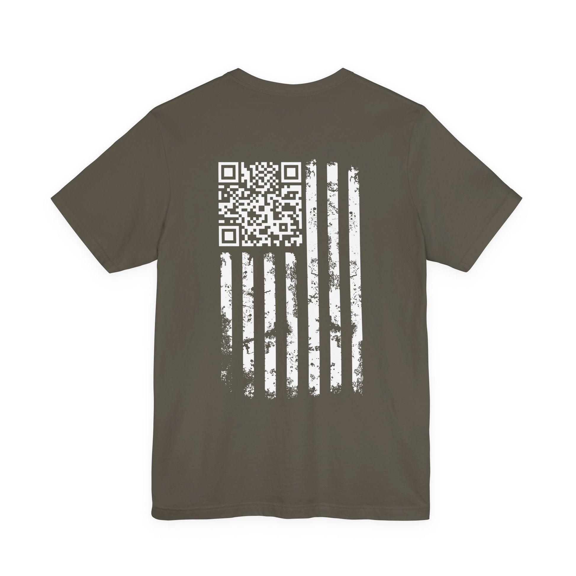 American Flag QR Code T-Shirt The Devil's Pickle