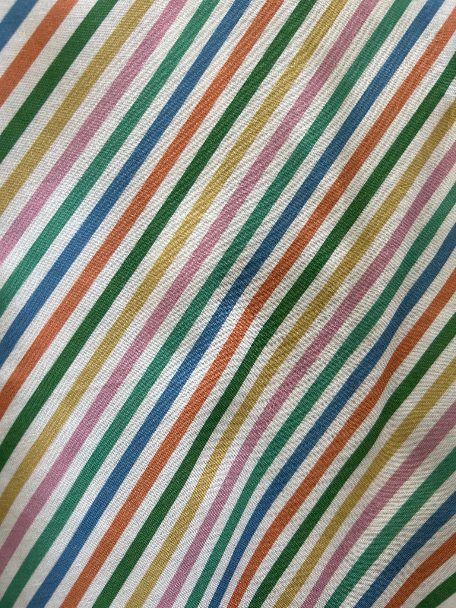 Rainbow Stripe Skater Skirt Retrolicious