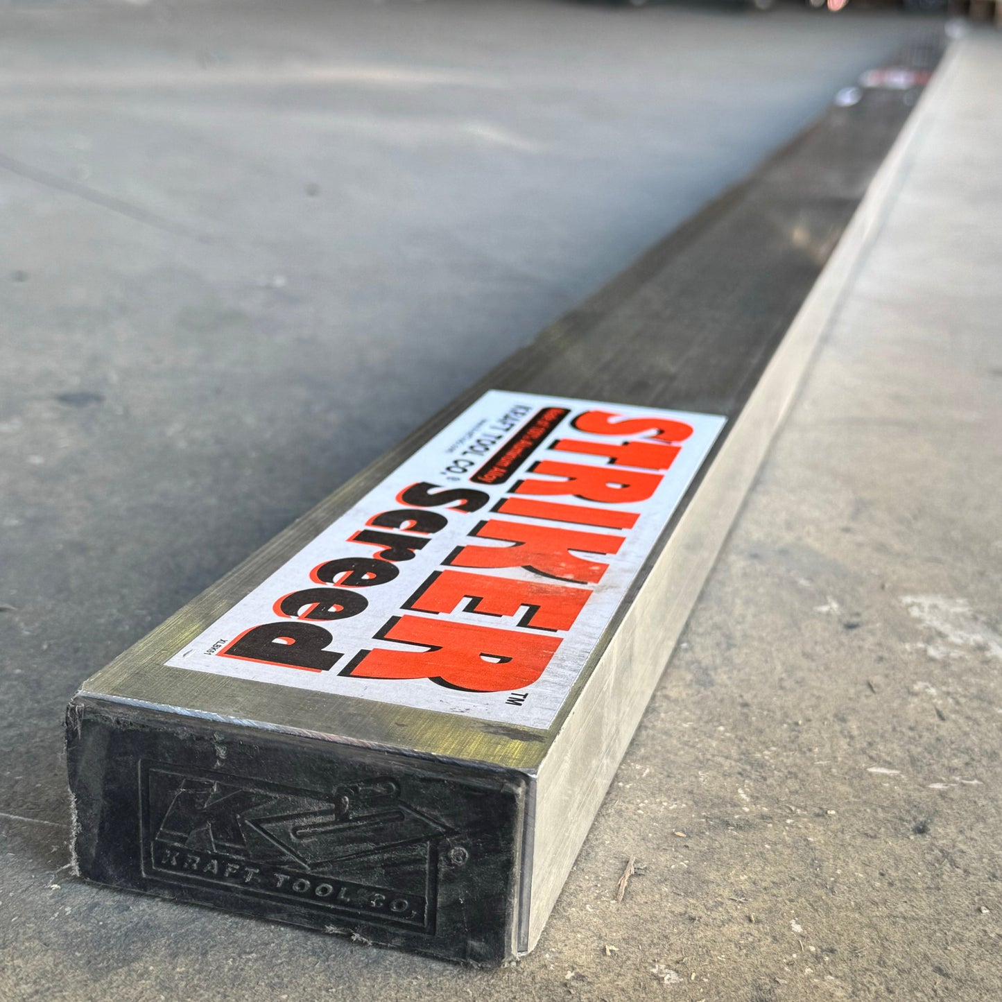 KRAFT TOOL CO. ALUMINUM Screed 192”x1 1/2”x3 1/2” CC616AL PayWut