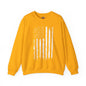 American Grunge Flag Crewneck Sweatshirt The Devil's Pickle