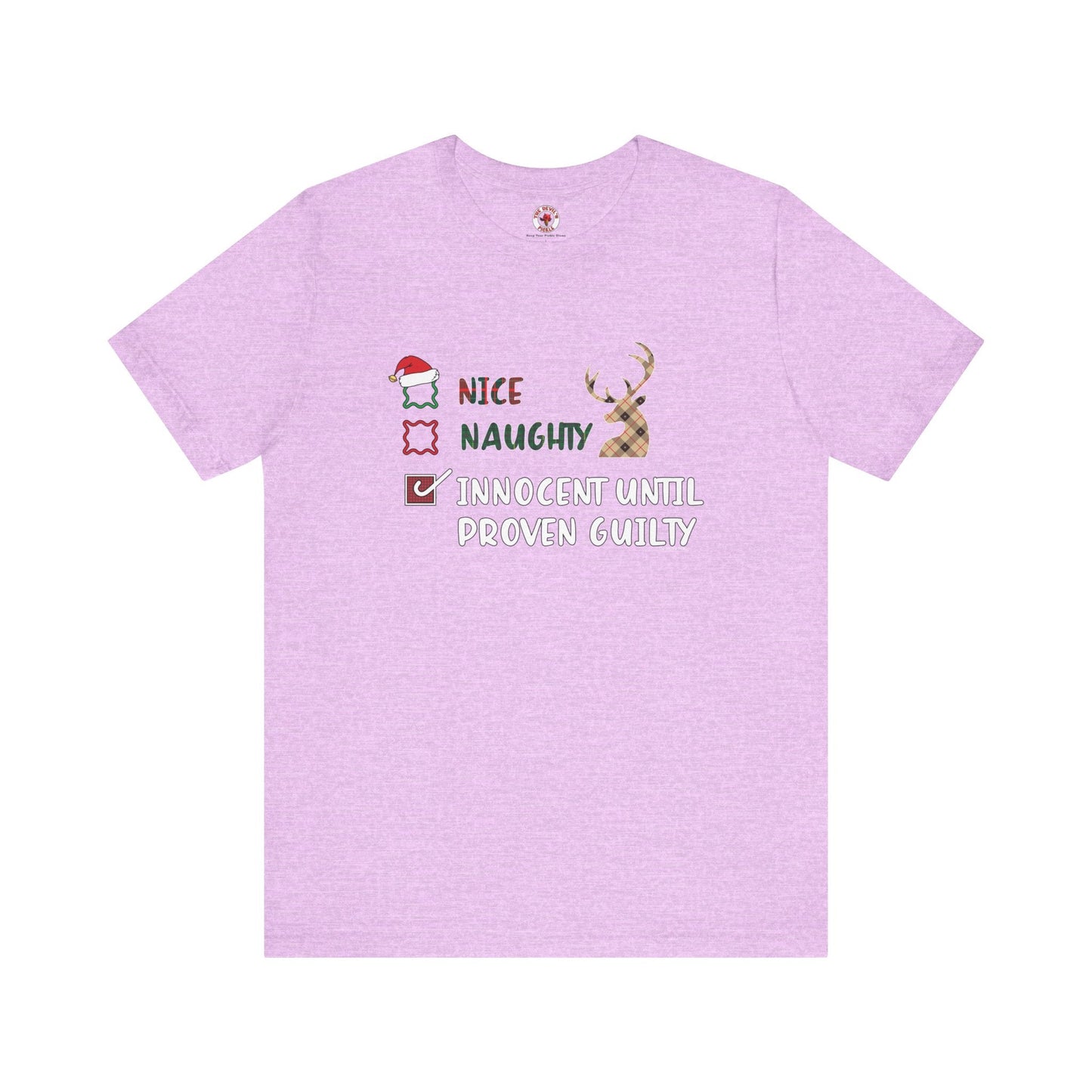 Innocent Until Proven Guilty T-Shirt The Devil's Pickle
