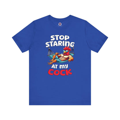 Stop Staring at My Cock T-Shirt The Devil's Pickle