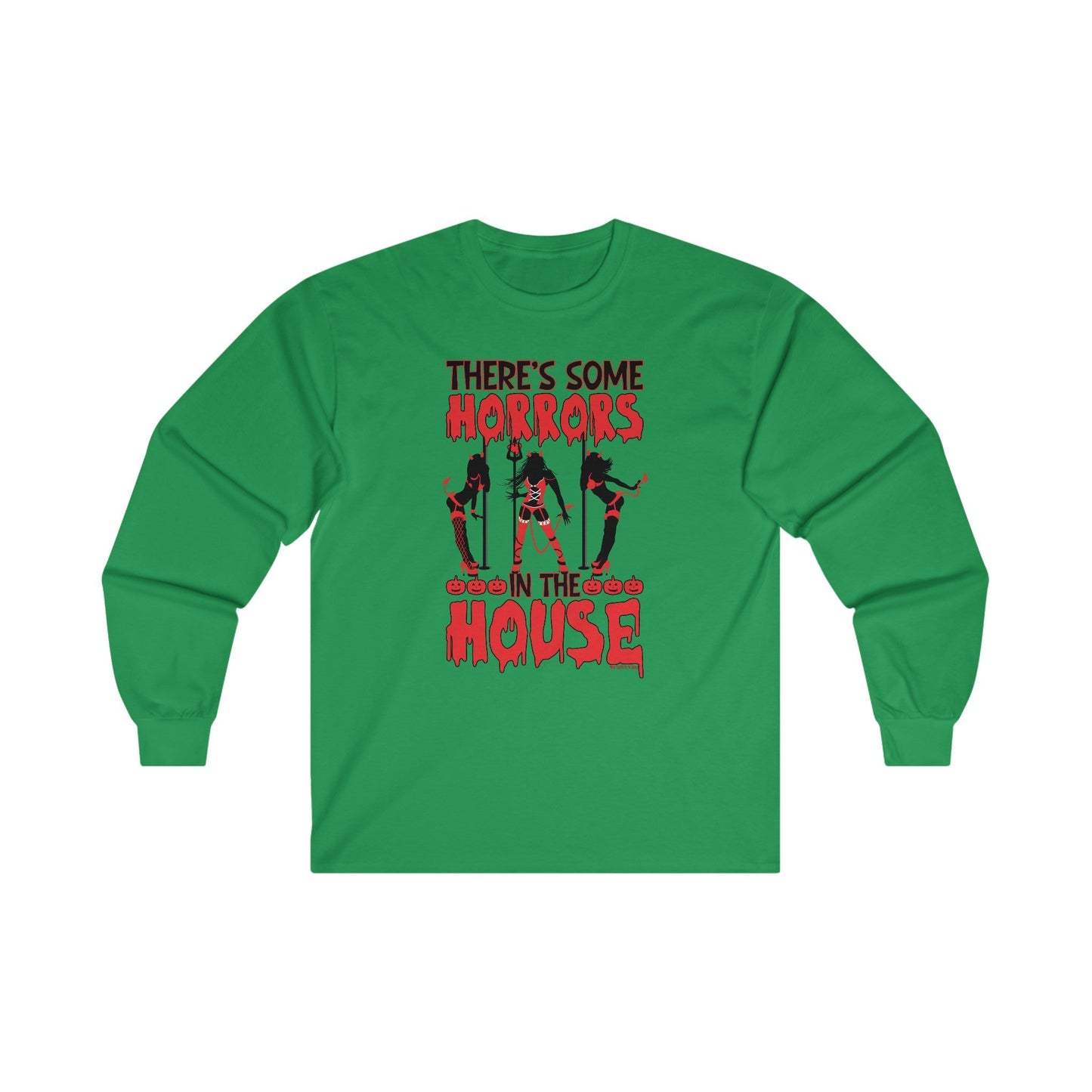 There's Some Horrors In The House Long Sleeve Tee The Devil's Pickle