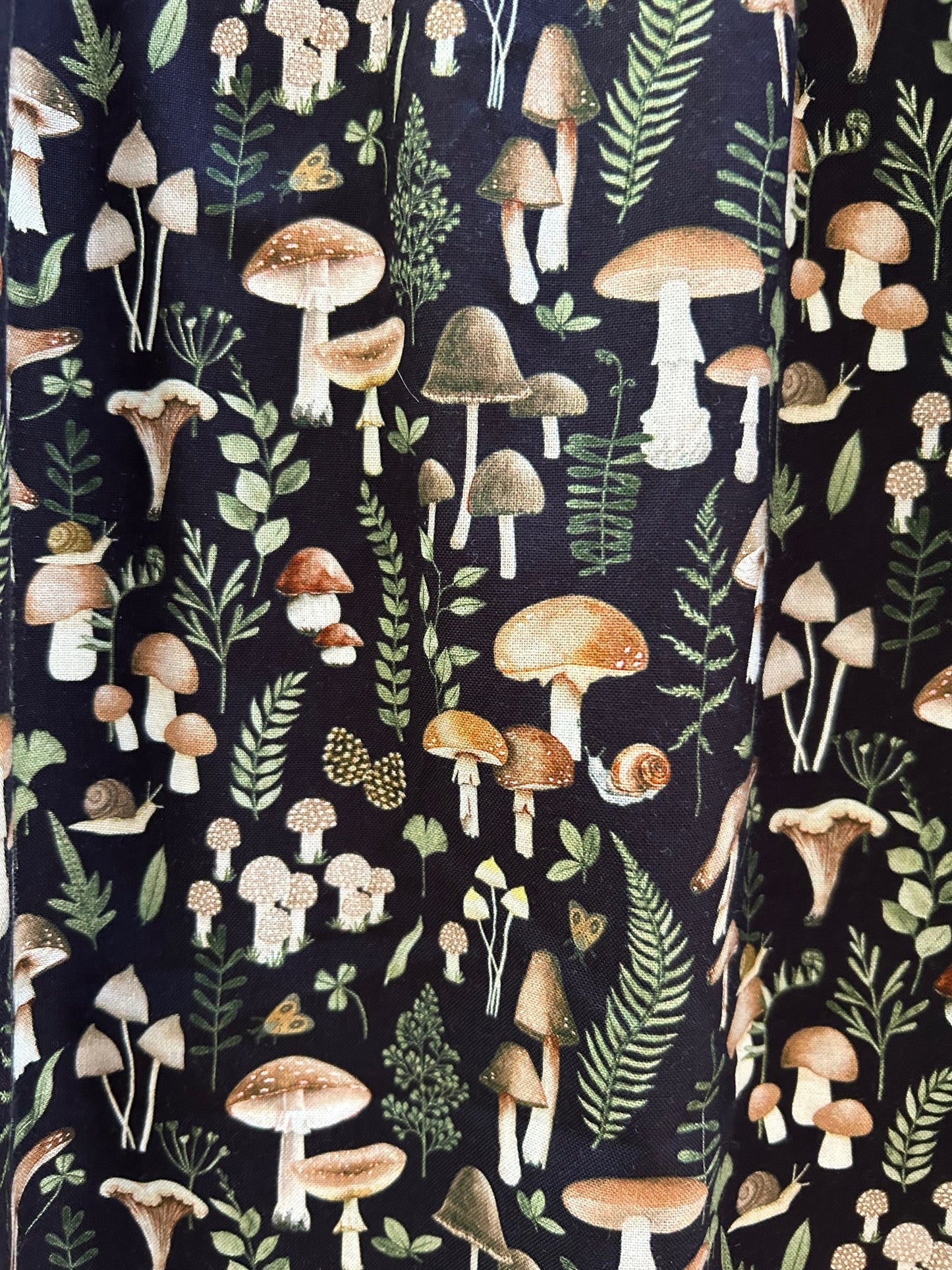 Mushrooms Fit & Flare Dress - XS only, 1 left! Retrolicious
