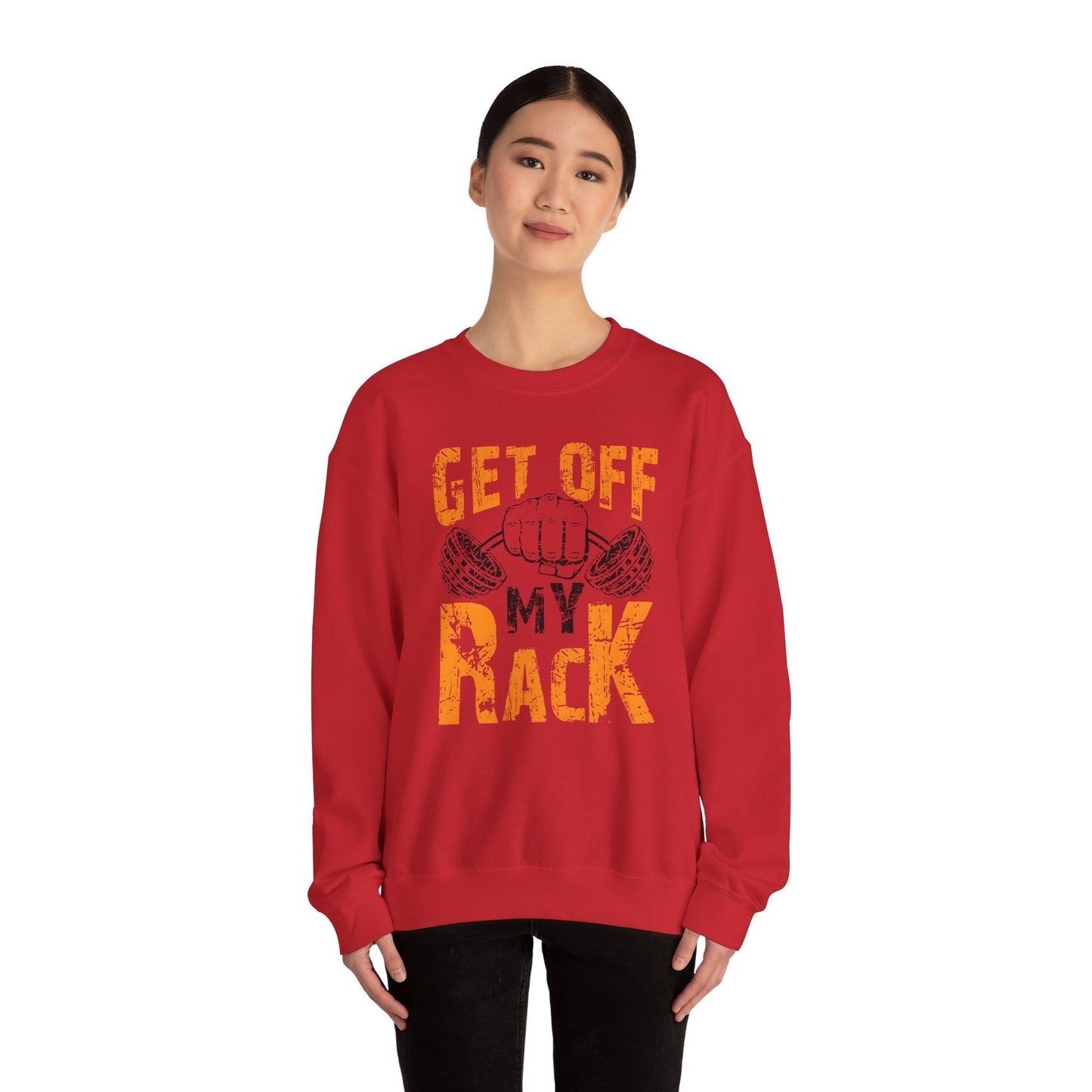 Get Off My Rack Crewneck Sweatshirt The Devil's Pickle