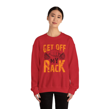 Get Off My Rack Crewneck Sweatshirt The Devil's Pickle