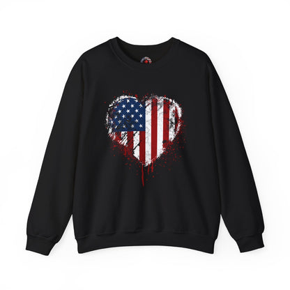 American Heart Crewneck Sweatshirt The Devil's Pickle