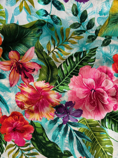 Tropical Fit & Flare Dress Retrolicious