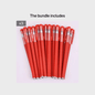 10-Piece Gel Pen Set - Perfect For Students, Exams, Office & School - Red, Black, Water & Carbon Pens! - For Students & Office Workers - Everyday Writing & Note-Taking - Great Gift for Back to School & Graduation NovaCart
