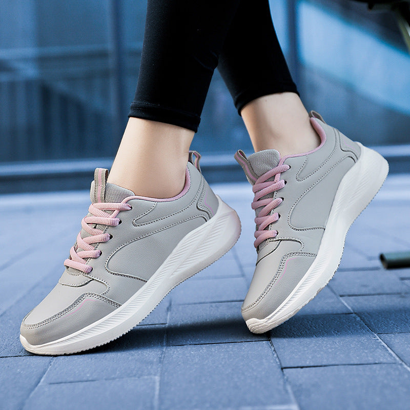 Women’s Waterproof Leather Sneakers FitiqueFit