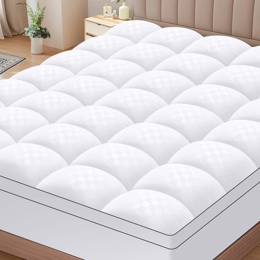 Extra Thick Mattress Topper – Soft, Cooling & Breathable (Multiple Sizes & Colors) DailySale