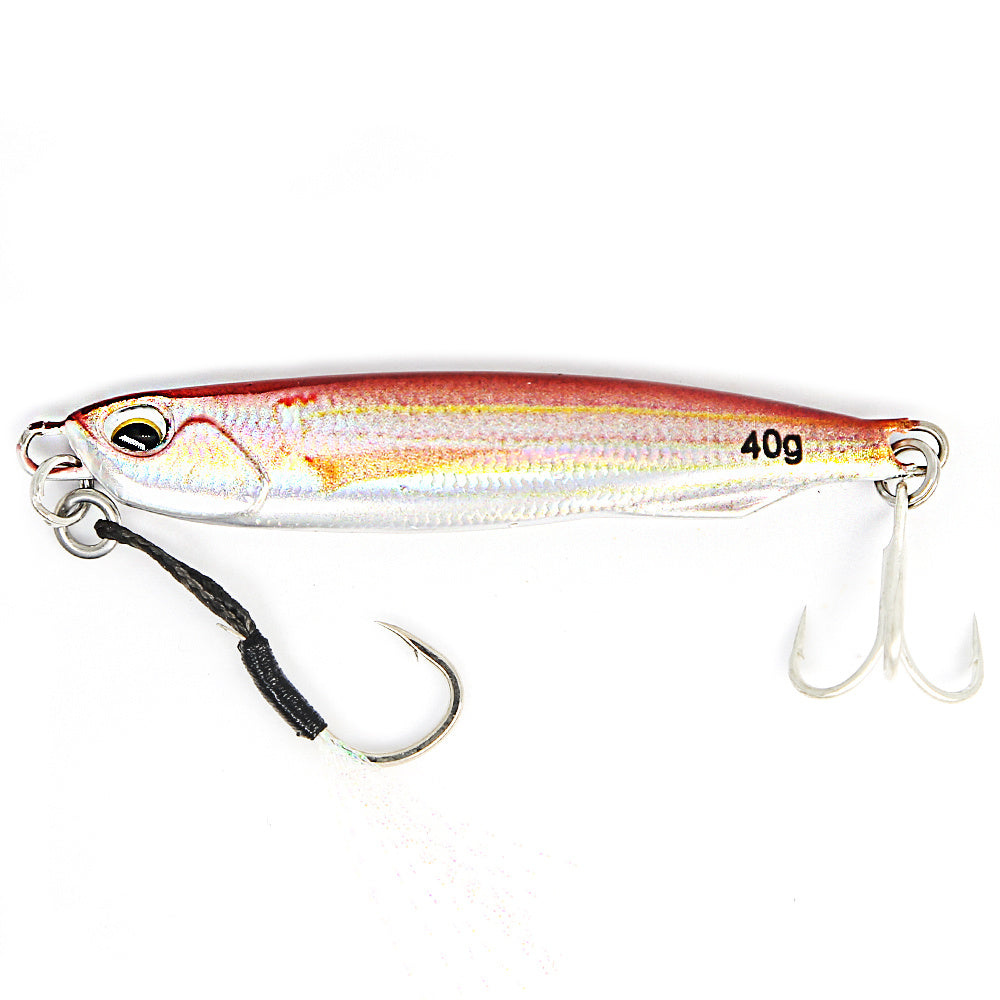 B&U Metal Cast Jig - 3D Printed Spoon Casting Jigging for Saltwater Fishing - 30G/40G/60G Artificial Bait Tackle with Enhanced Durability and Realistic Design NovaCart