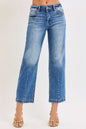 RISEN High Rise Crop Boyfriend Tapered Jeans West2East Surf