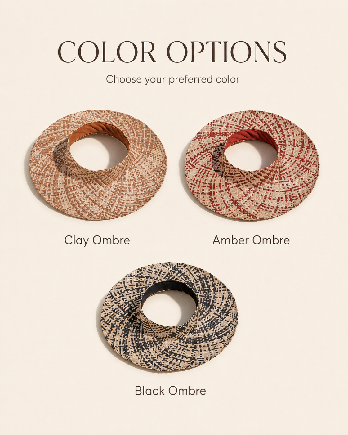 Ombre Holiday Papale Sun Hat Village Thrive