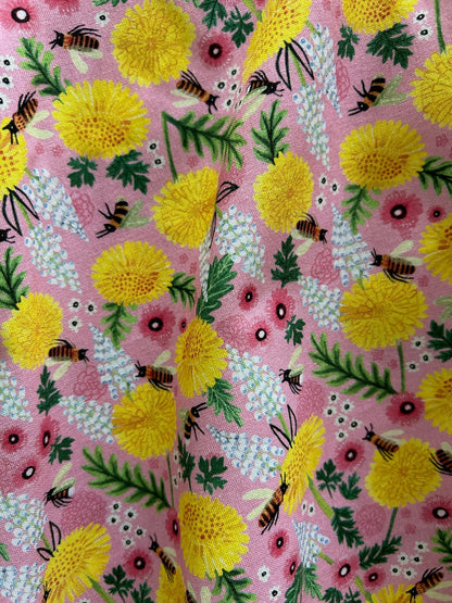 Bees & Dandelions Skater Skirt Retrolicious
