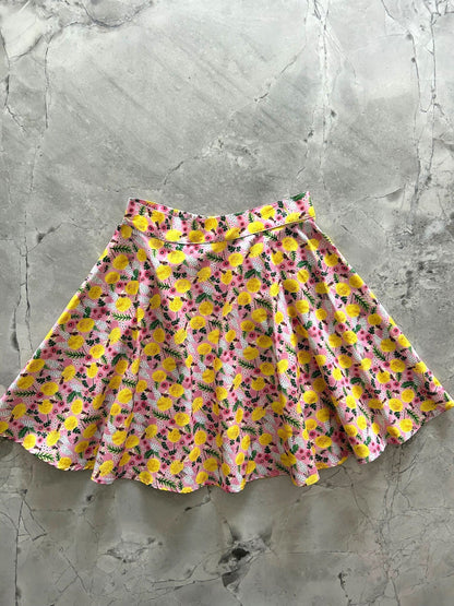 Bees & Dandelions Skater Skirt Retrolicious