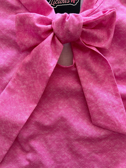 Pretty in Pink Bow Top Retrolicious