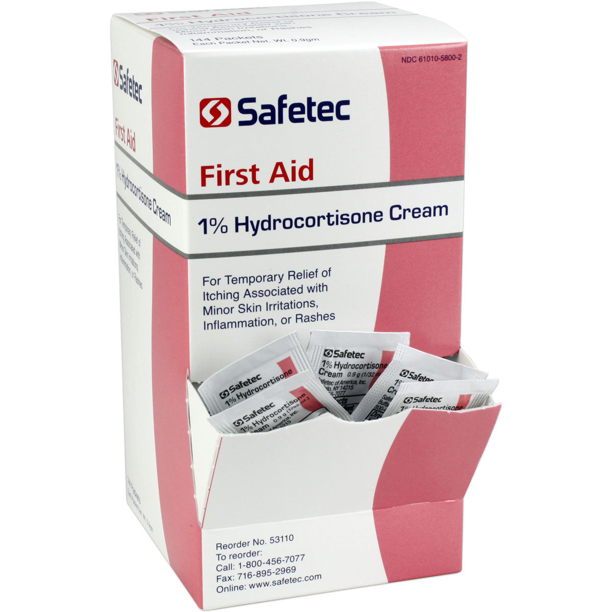 Hydrocortisone 0.9gm. Pouch, 144 per box quakekits.com