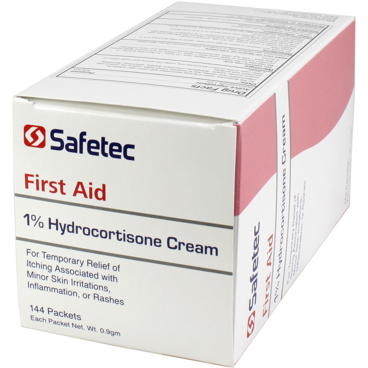 Hydrocortisone 0.9gm. Pouch, 144 per box quakekits.com