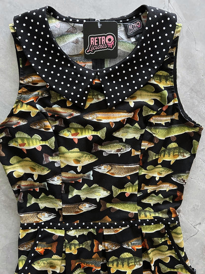 Fish Collared Dress Retrolicious