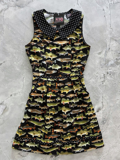 Fish Collared Dress Retrolicious