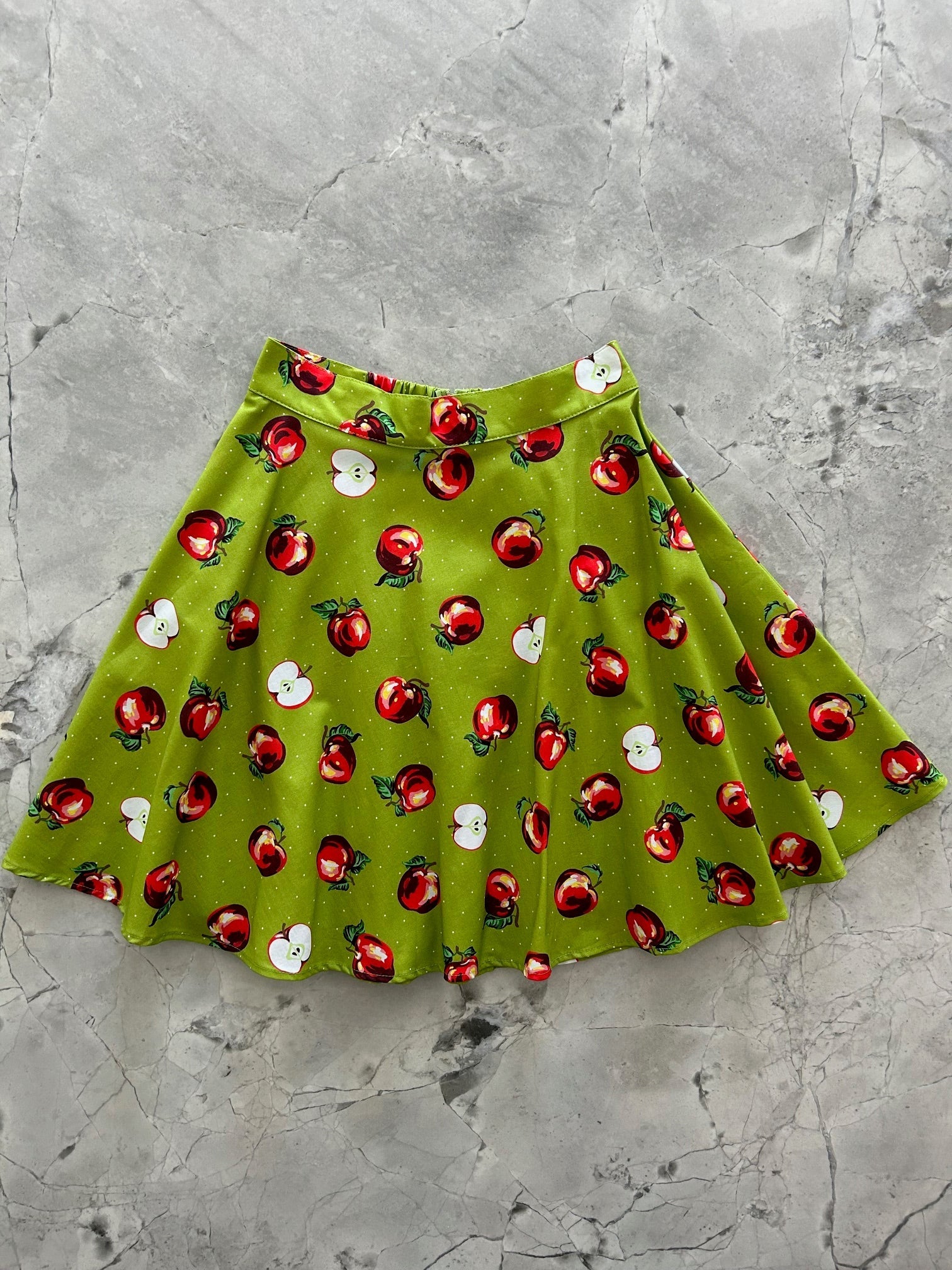 Apples Skater Skirt Retrolicious