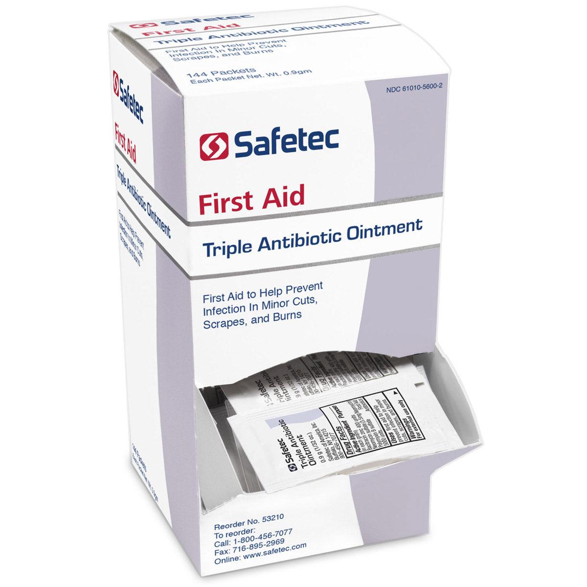 Triple Antibiotic .9gm. Pouch, 144 per box quakekits.com