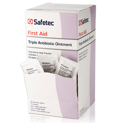 Triple Antibiotic .9gm. Pouch, 144 per box quakekits.com