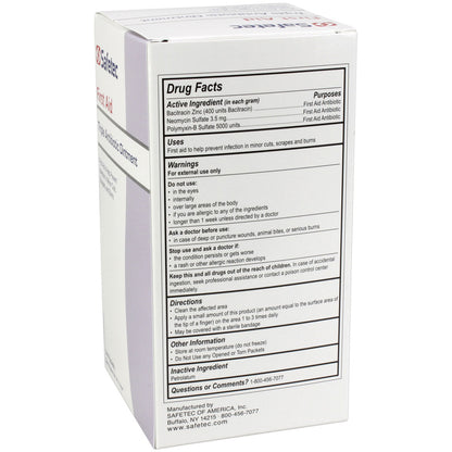 Triple Antibiotic .9gm. Pouch, 144 per box quakekits.com