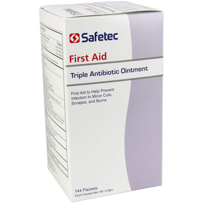 Triple Antibiotic .9gm. Pouch, 144 per box quakekits.com