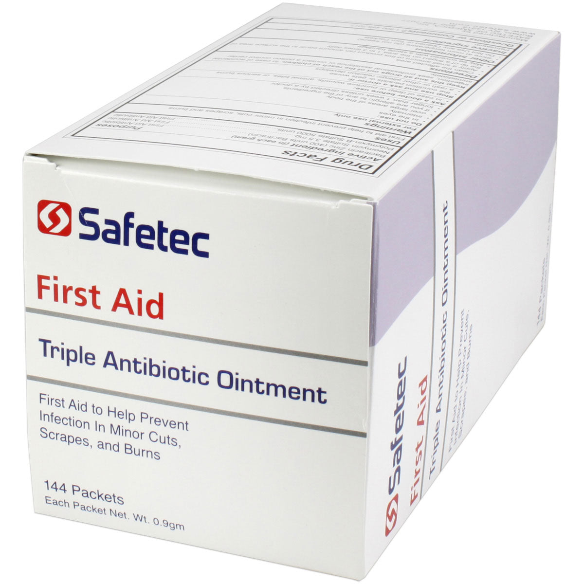 Triple Antibiotic .9gm. Pouch, 144 per box quakekits.com