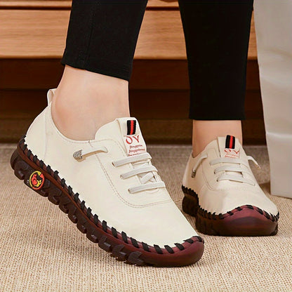 Spring/Autumn 2022 New Style Soft Sole Casual Mom Shoes, Flat Shoes for Women, Breathable and Comfortable Genuine Dance Shoes for Square Dancing, Women Shoes NovaCart