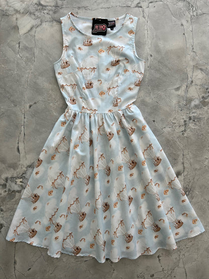 Hot Air Balloon Vintage Dress Retrolicious