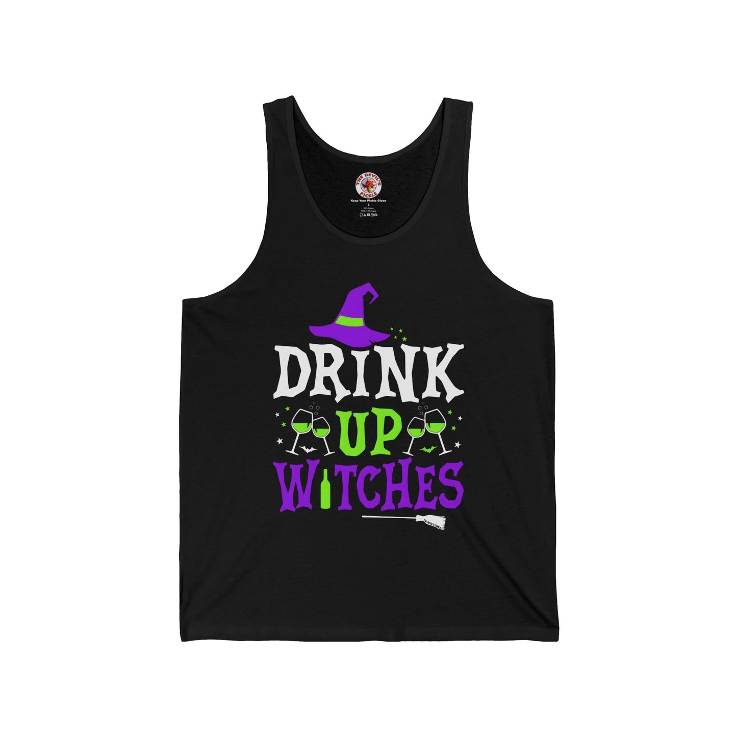 Drink Up Witches Tank Top The Devil's Pickle