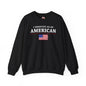 I Identify As An American Crewneck Sweatshirt The Devil's Pickle