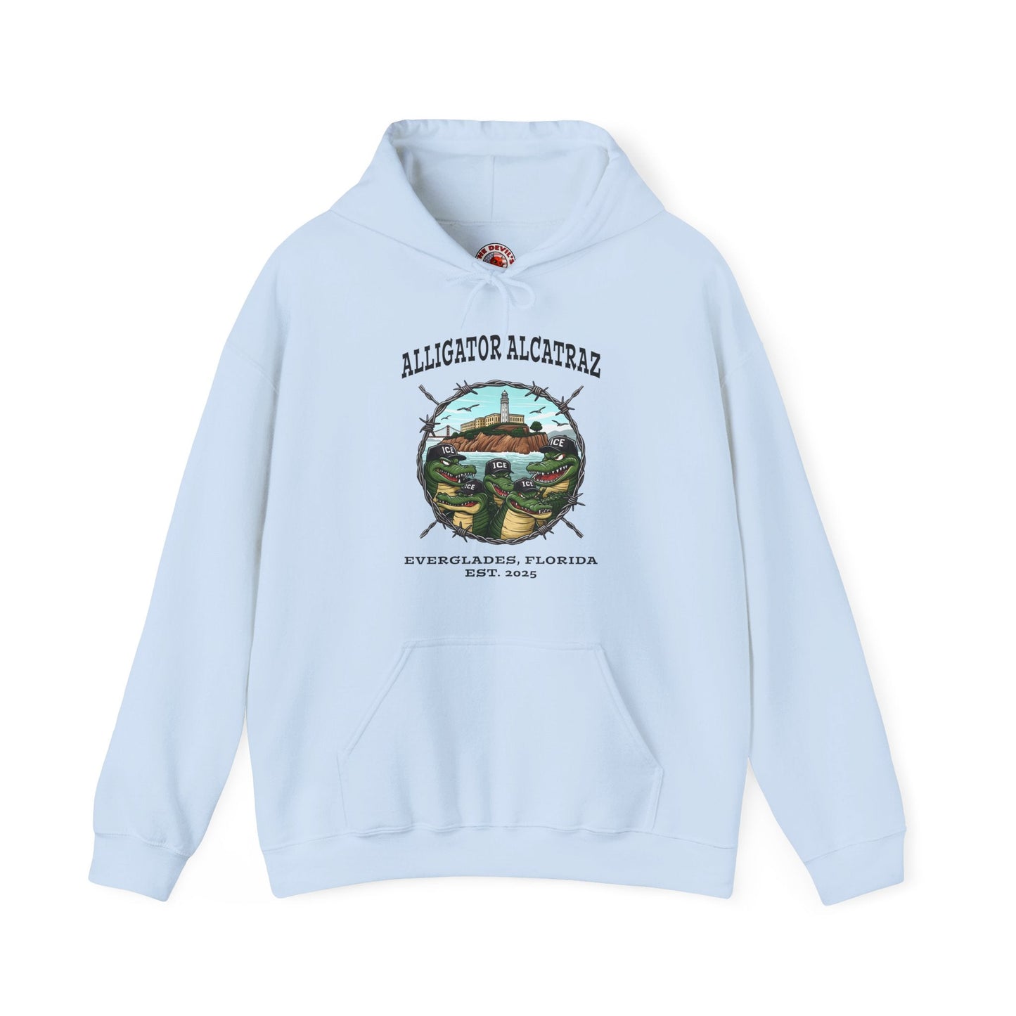 Alligator Alcatraz Hooded Sweatshirt The Devil's Pickle