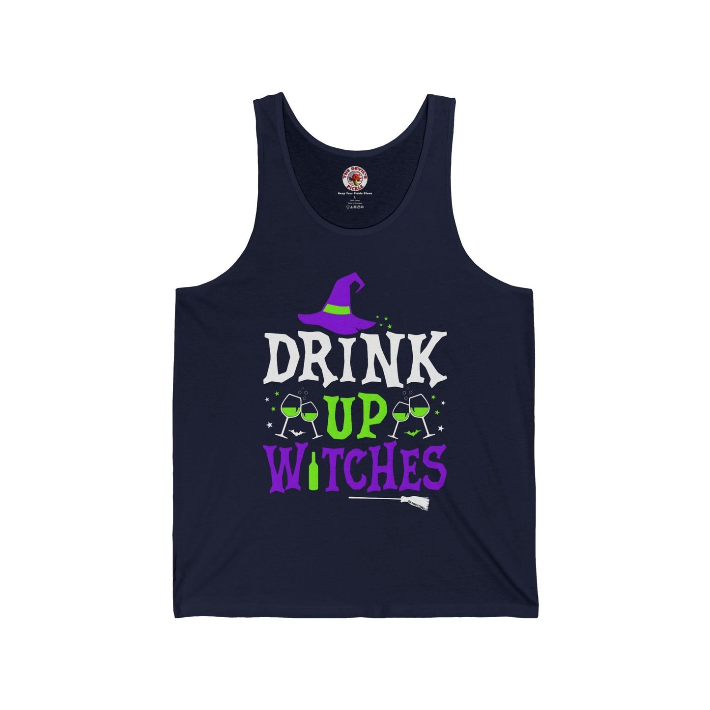 Drink Up Witches Tank Top The Devil's Pickle