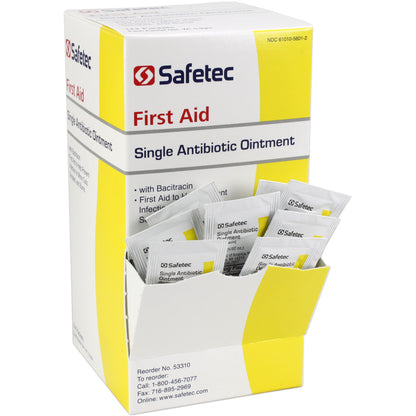 Single Antibiotic (Bacitracin) .9gm. Pouch, 144 per box quakekits.com