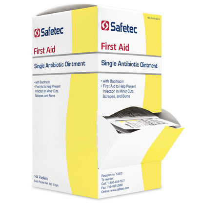 Single Antibiotic (Bacitracin) .9gm. Pouch, 144 per box quakekits.com