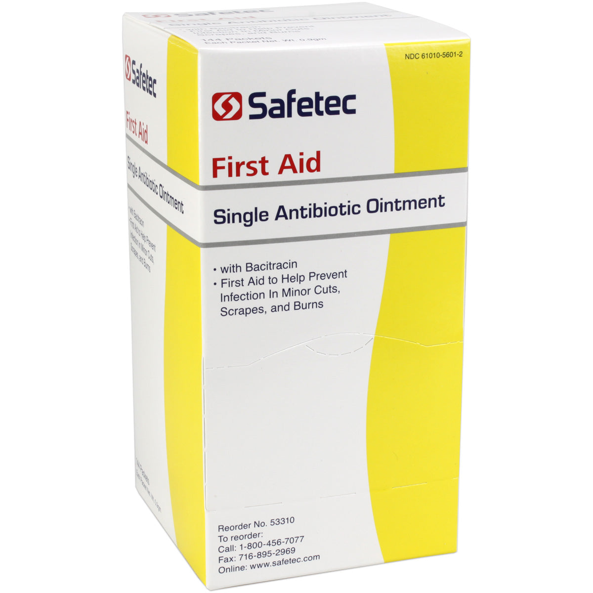 Single Antibiotic (Bacitracin) .9gm. Pouch, 144 per box quakekits.com