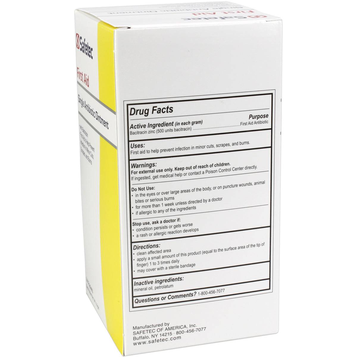 Single Antibiotic (Bacitracin) .9gm. Pouch, 144 per box quakekits.com
